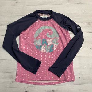 Columbia girls rash guard sun shirt‎ size 8